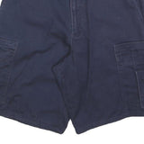 DICKIES Mens Navy Blue Cargo Shorts M W32 Utility Workwear Cotton Blend