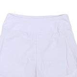 NIKE Womens White Sports Shorts S W26 Activewear Bottoms Fitness Gym Wear