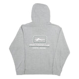 NIKE Mens Grey Hoodie L Irish Fishing Club Pullover Cotton Blend Drawstring