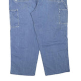 CARHARTT Mens Blue Regular Straight Denim Medium W42 L27 Workwear Jeans Zip