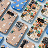 Chocolate Brown Rabbit Friends Google Pixel 8 Case