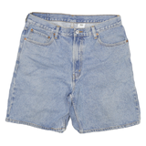LEVI'S Mens Denim Blue Casual Shorts L W34 Classic Cotton 5-Pocket
