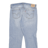 LEVI'S 501 Mens Jeans Blue Regular Straight Denim Stone Wash W32 L28 Distressed