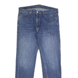 LEVI'S 505 Mens Jeans Blue Regular Straight Denim Medium W38 L34 Classic Fit Zip