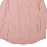 CHAPS Mens Pink Cotton Blend Shirt XL Button-Down Collar Long Sleeve Casual