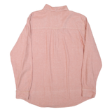 CHAPS Mens Pink Cotton Blend Shirt XL Button-Down Collar Long Sleeve Casual