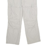 CLOCKHOUSE Mens Cotton Beige Regular Fit Straight Leg Trousers W34 L30 Casual