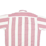 REVIEW BY BAXTER Mens White & Red Striped Button Down Shirt XL Cotton Blend