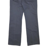 LEVI'S Mens Cotton Blend Navy Regular Straight Trousers W29 L31 Casual Zip