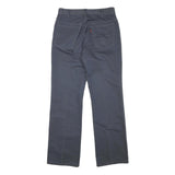 LEVI'S Mens Cotton Blend Navy Regular Straight Trousers W29 L31 Casual Zip