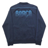 NIKE Mens Navy Blue Barca Track Jacket XL Polyester Zip Sportswear