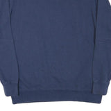 REEBOK Mens Blue Crew Neck XL Sweatshirt Classic Logo Cotton Blend Pullover