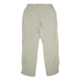 VAUDE Womens Polyamide Beige Relaxed Straight Trousers W30 L30 Lightweight Zip