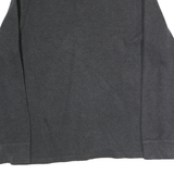 POLO RALPH LAUREN Mens Grey Pullover Plain Crew Neck Basic Knit Jumper L Cotton