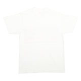 ONEITA Mens White Blue & Orange Cypress Color Guard Graphic T-Shirt M Short