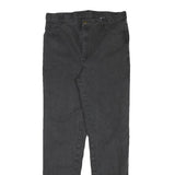 MAD JEANS Mens Regular Fit Black Denim W29 L29 Zip Closure Casual Trousers