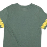CFL Mens Green Yellow Eskimos Canadian Football League T-Shirt L Short Sleeve