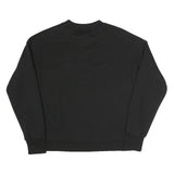 FILA Womens Black Sweatshirt Crew Neck S Cotton Blend Pullover Casual Top