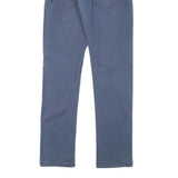 COVERI Mens Cotton Blend Blue Slim Straight Trousers W29 L31 Casual Zip