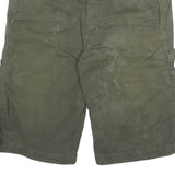 CARHARTT Mens Shorts Green Casual Cotton Blend M W29 Durable Workwear