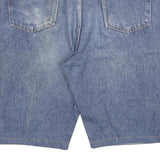 WRANGLER Mens Shorts Blue Denim Casual 2XL W36 Cotton Blend Relaxed Fit