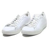 PUMA Smash V2 Womens Low Top Trainers White Leather UK 7.5 Classic Casual