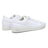 PUMA Smash V2 Womens Low Top Trainers White Leather UK 7.5 Classic Casual