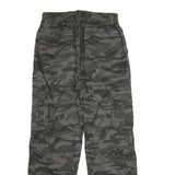 GOSDENIM Mens Camouflage Regular Fit Straight Cargo Trousers W26 L28 Drawstring