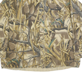 WHITE WATER Mens Beige & Brown Camouflage Shirt 2XL Ducks Unlimited Cotton