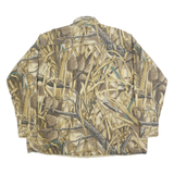 WHITE WATER Mens Beige & Brown Camouflage Shirt 2XL Ducks Unlimited Cotton