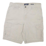 CHAPS Mens Shorts Beige Cargo L W34 Cotton Blend Comfortable Casual