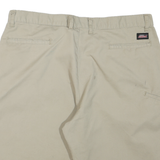 DICKIES Mens Shorts Beige Casual Regular XL W38 Cotton Blend Workwear