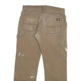DICKIES Mens Jeans Beige Regular Straight Denim Medium W30 L30 Workwear Cotton