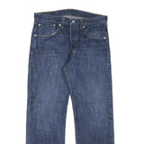 LEVI'S 501 Mens Jeans Blue Regular Straight Denim Medium W30 L27 Classic Button