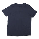 ADIDAS Mens Navy Blue Logo Graphic T-Shirt L Short Sleeve Crew Neck Casual