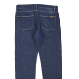 CARHARTT Mens Regular Fit Zip Blue Denim Jeans W34 L30 Classic Cotton Blend