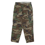 CLIFFORD INDUSTRIES Mens Regular Fit Cotton Blend Camouflage Cargo Trousers W32
