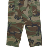 CLIFFORD INDUSTRIES Mens Regular Fit Cotton Blend Camouflage Cargo Trousers W32