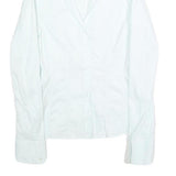 BOSS HUGO BOSS Womens White Shirt Long Sleeve Collared S Classic Cotton Blend