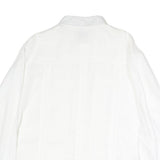 MOJITO Mens White Cotton Shirt 2XL Button-Down Long Sleeve Classic Fit
