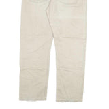 CARHARTT Mens Beige Regular Fit Straight Denim W40 L32 Workwear Zip Fly Jeans