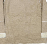 NORTHERN REFLECTIONS Womens Beige Paisley Button Jacket XL Polyester Blend