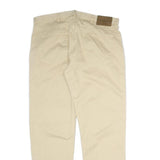 CALVIN KLEIN JEANS Mens Cotton Blend Beige Regular Fit Straight Trousers W38 L30