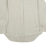 ALEXANDER JULIAN Mens Beige Cotton Shirt L Casual Button Pocket Long Sleeve