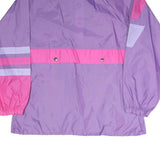 RODEO Womens Purple & Pink Colourblock Jacket M Polyester Blend Button Closure