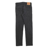 LEVI'S 502 Mens Jeans Black Slim Skinny Denim Medium W32 L30 Zip Cotton Blend