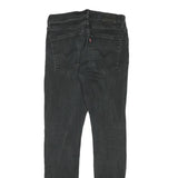 LEVI'S Mens Jeans Black Slim Skinny Denim Medium W28 L30 Stylish Comfort