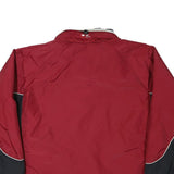 COLUMBIA Mens Red & Black Outdoor Jacket XL Polyester Blend Plain Zip Pocketed