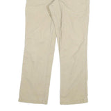 CARHARTT Mens Cotton Blend Beige Relaxed Zip Trousers W30 L29 Workwear Casual