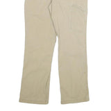 CARHARTT Mens Cotton Blend Beige Relaxed Zip Trousers W30 L29 Workwear Casual